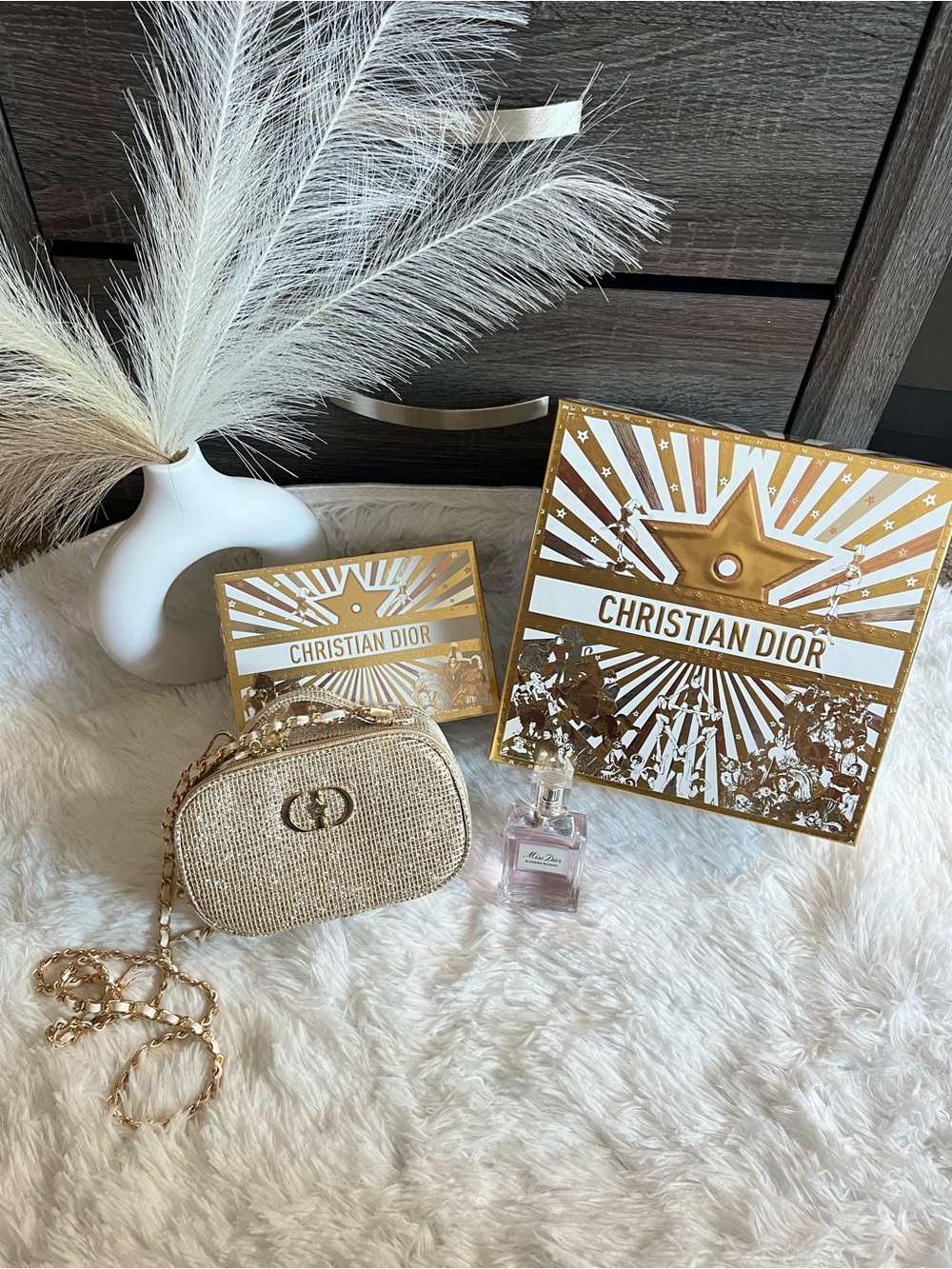 NIB Christian Dior Pouch Bag and Miss Dior Perfume Gift set